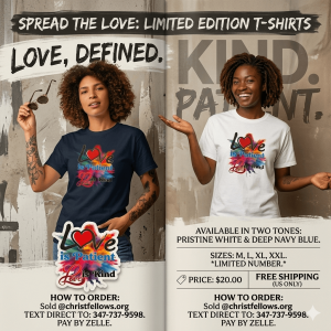 Love is Patient Love is Kind unisex T-Shirt, Inspirational, All-embracing, Christian tolerance tee, Spiritual in Christ tee, Church trendy