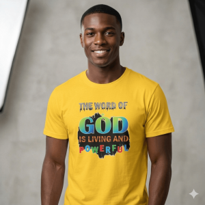 Word of God Unisex Tee – Elevate Your Faith, Fashion & Values – Premium High-Quality Apparel