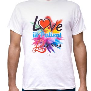 Love is Patient Unisex Faith Tee – Elevate Your Faith, Fashion & Values – Premium Soft Cotton Apparel