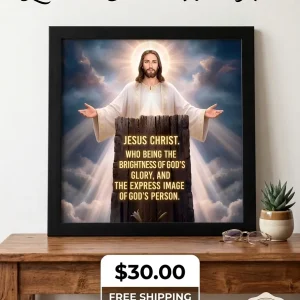 Honor His majestic presence in your home. (Wall Art)