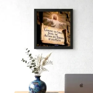 The Author & Finisher Premium Wall Art. Size: 11" x 11"